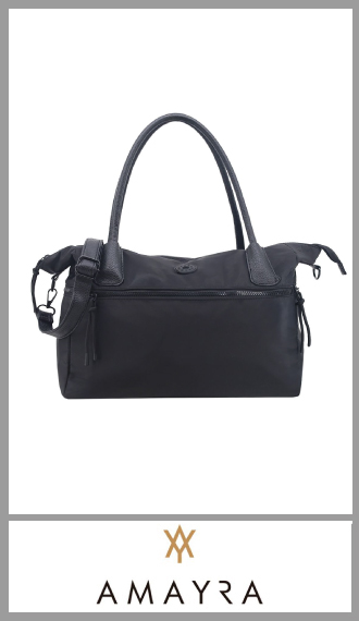 Cartera negra AMAYRA para mujer