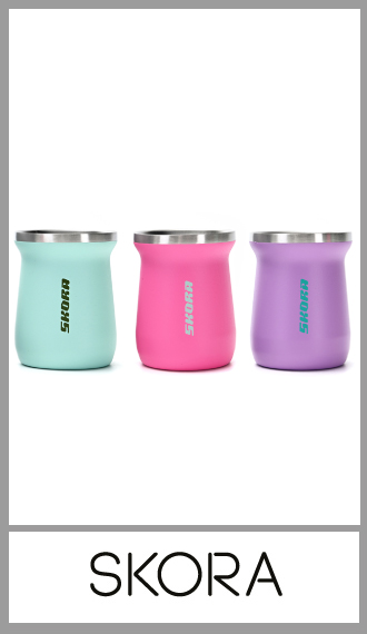 Mate de acero SKORA capacidad 160ml