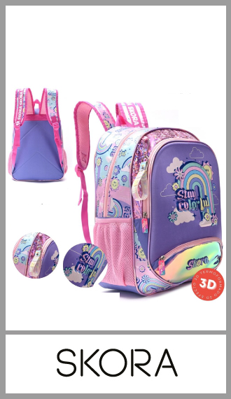 Mochila de espalda Skora colegio 32cm x 45cm x 15 cm