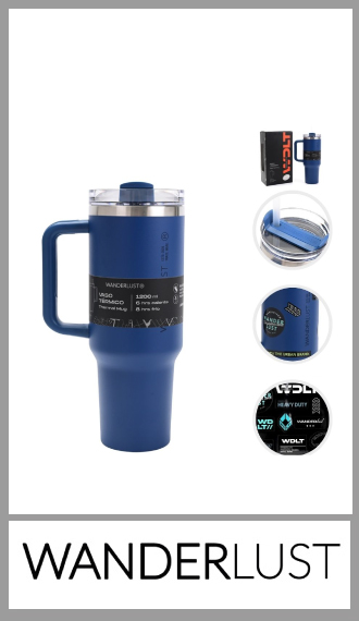 Vaso térmico Wanderlust 1200ml con bombilla
