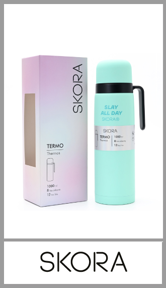 Termo Skora acero inoxidable con pico 1000ml