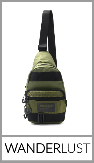 Morral cruzado WANDERLUST 36cm x 17cm X 7cm