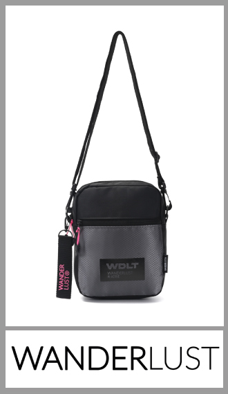 Morral cruzado WANDERLUST 23cm x 17cm X 7cm