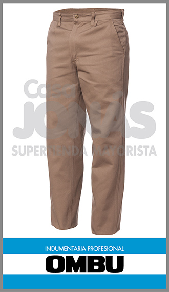 Pantalon Ombú ropa de trabajo Beige talles 38/60