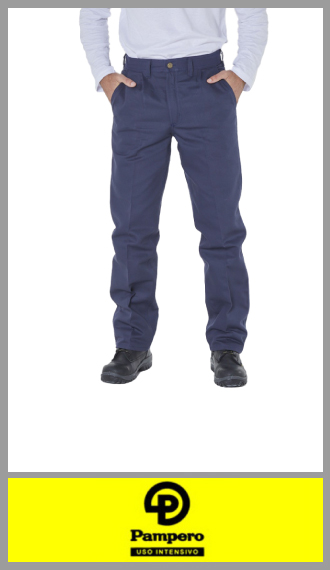 Pantalon Pampero ORIGINAL Azul Marino uso intensivo ropa trabajo 38/60