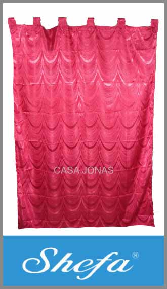 Cortina Shefa tropical mecanico liso ambiente 2 paños de 1.35m x 2.00 m