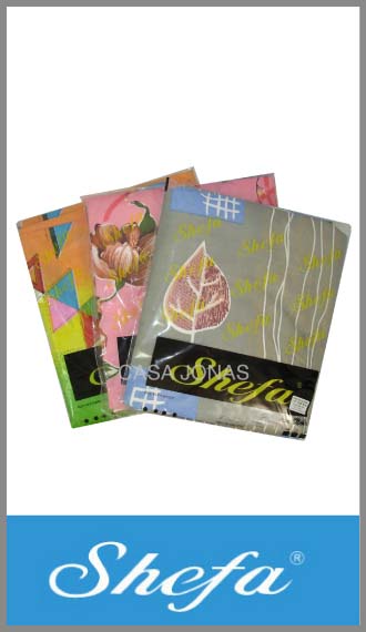 Funda para colchon microfibra estampada Shefa 1½ plaza