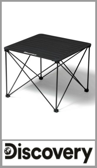 Mesa plegable Discovery para camping Medidas: 70cm x 70cm x 56cm