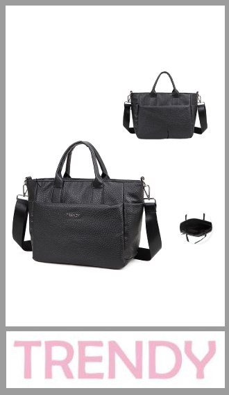 Cartera de PU Trendy para mujer