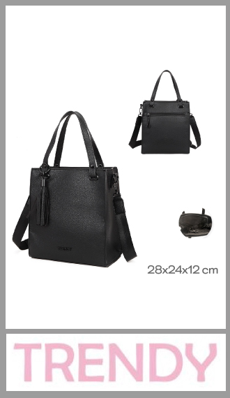 Cartera de PU Trendy para mujer