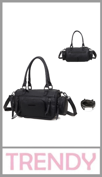 Cartera de PU Trendy para mujer