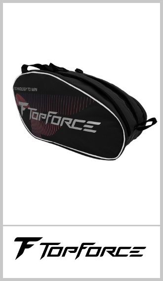 Bolso paletero para Pádel TOP FORCE compartimentado