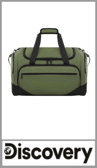 Bolso deportivo DISCOVERY con bolsillos laterales 34cm x 49cm x 29cm