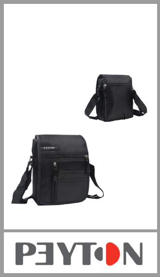 Morral para hombre PEYTON 19cm x 24cm x 9cm