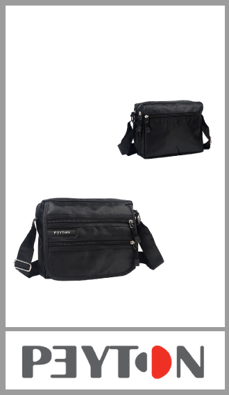 Morral para hombre PEYTON  19cm x 24cm x 6cm