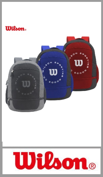 Mochila sport porta-notebook WILSON 46cm x 33cm x 18cm