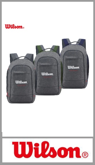 Mochila sport porta-notebook WILSON 46cm x 28cm x 11cm