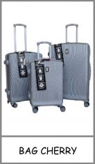 Set de 3 valijas Bagcherry rígidas ruedas 360º  20, 24 y 28 pulgadas