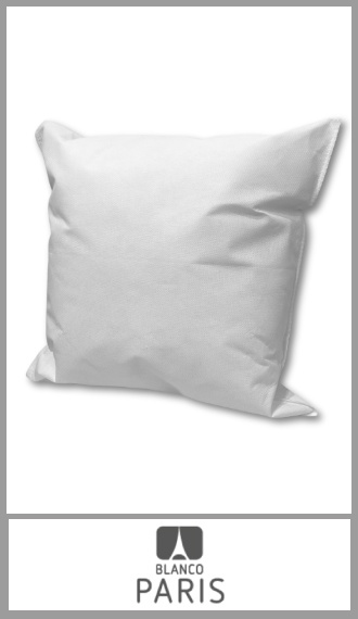 Relleno de almohadón BLANCO PARIS en guata, apto para ser combinadas con nuestras fundas de almohadon. Medida: 50cm x 50cm. Pack por  unidad