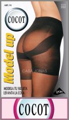 Can can con lycra con bombacha push up Cocot talles 2/4