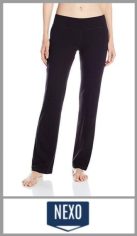 Calza recta NEXO lisa cintura ancha en algodón con lycra, tiro normal en color negro. Talles 1, 2, 3 y 4. Pack por unidad en bolsa individual.