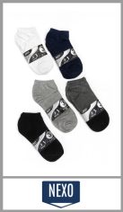 Zoquete NEXO corto liso para hombre en algodón y spandex, en talle único y en colores surtidos. Pack por docena.
