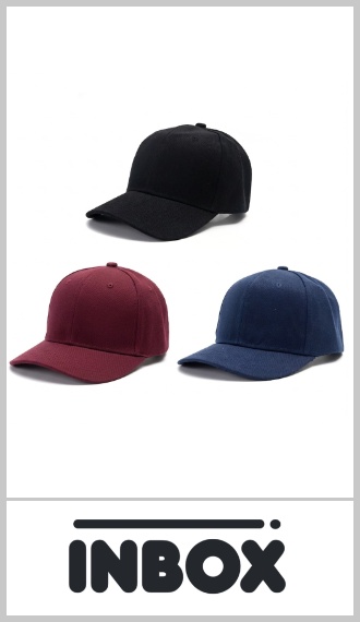 Gorra clásica INBOX de gabardina unisex. Con visera curva preformada y ajuste trasero regulable para mayor comodidad. Ideal para uso diario, actividades al aire libre o completar cualquier look casual. Colores igual a la imagen. Pack por docena