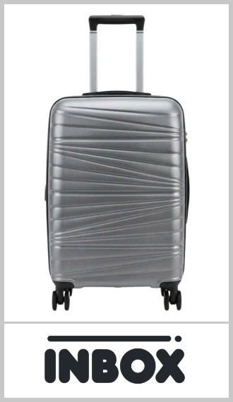 Valija de cabina carry on INBOX, rígida en polipropileno (PP), con 4 ruedas giratorias de 360° que permiten desplazarla en todas las direcciones. El PP es más liviano y flexible que el ABS: absorbe mejor los golpes y recupera su forma en lugar de rajarse. Medida apta para equipaje de mano en el avión. Con fuelle para ampliar la capacidad, elásticos internos, carro reforzado y manija extensible. Color según imagen. Pack por unidad.