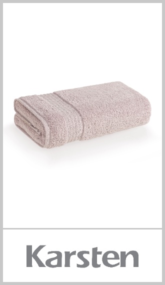 Toalla KARSTEN modelo Magna 100% algodón, con gramaje de 600g/m² que le da mayor absorción y un toque suave al tacto. Cuenta con acabado antipilling y tratamiento pre-encogido para mantener su forma después de lavados. Color lila, con barra decorativa. De medidas aproximadas 48cm x 80cm, una sola pieza. Pack por unidad.
