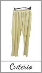 Pantalon Criterio lino liso cintura elastizada mujer talles 4/12