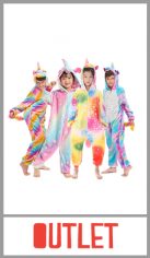 Pijama Enterito Unicornio de niños talles varios