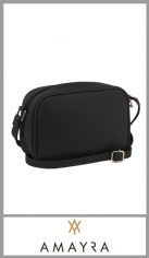 Morral AMAYRA para mujer confeccionada tela de Pu de gran calidad, totalmente forrada en su interior, contiene dos bolsillo en su exterior uno con cierre y otro plano tipo invisible, una correa regulable con el mismo color
Excelentes detalles y terminaciones según imagen. Pack por unidad. 14cm X 21cm X 6cm