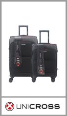Set de 2 valijas Unicross semi rígidas 20 y 24 pulgadas