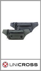 Riñonera UNICROSS 100% poliester, contiene tres bolsillos con cierre, contiene tira ajustable y hebilla con correa.
Medidas15CM X 36CM X 11CM 
Colores surtidos igual a la imagen 
Pack por unidad