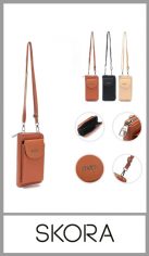 Porta celular SKORA para mujer, confeccionada en Pu de gran calidad. Doble Compartimiento uno con cierre y otro con boton imantado . Con correa regulable y extraible . Excelentes detalles y terminaciones según imagen.
Pack por unidad.
Colores surtidos 
Medida 18cm x 15 cm x 6cm