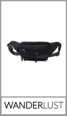 Riñonera para hombre WANDERLUST 100% poliester, contiene un compartimiento principal con cierre, 3 bolsillos frontales con cierre, un bolsillo trasero con cierre y una correa ajustable.
Medidas 35cm x 15cm  
Color igual a la imagen 
Pack por unidad