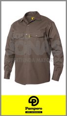 Camisa Pampero ORIGINAL Verde uso intensivo ropa de trabajo t 48/54