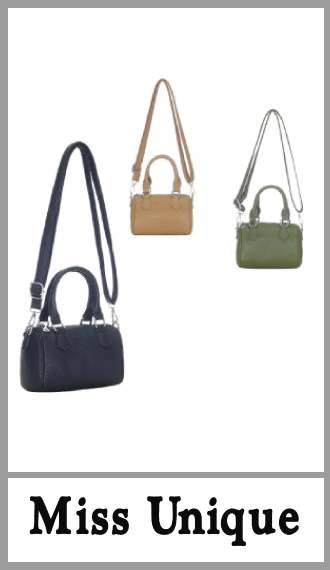 Cartera de cuero de PU MISS UNIQUE, contiene su interior forrado con dos bolsillos internos y bolsillo con cierre, dos asas de transporte con una correa extraible hasta 132hs. 
Excelentes detalles y terminaciones según imagen. 
Pack por unidad.
Colores surtidos
Medida 15.00cm X 16.00cm X 6.00cm