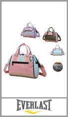 Morral EVERLAST para mujer, confeccionada en NYLON de gran calidad, totalmente forrada en su interior, cuenta con un organizador interno y un bolsillo frontal, cuenta con una correa regulable y desmontable y agarraderas.
Excelentes detalles y terminaciones según imagen. Pack por unidad. 21cm x 23cm x 17cm