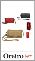Porta celular Oreiro para mujer, confeccionada en Pu de gran calidad. Triple Compartimiento uno con cierre y otro con boton imantado uno en la parte posterior de tipo invisible . Con correa regulable y extraible de hasta 119cm . Excelentes detalles y terminaciones según imagen.
Pack por unidad.
Colores surtidos 
Medida 22cm x 11 cm x 3cm