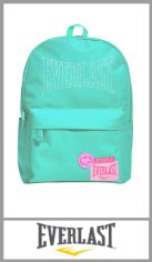 Mochila mini EVERLAST ultraliviana para actividades deportivas en general. Una división + bolsillo frontal con cierre. Medidas: 43cm x 31cm  x 15cm. Pack por unidad. Colores igual a la foto.