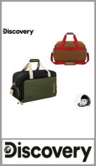 Bolso deportivo DISCOVERY en nylon liso, con un cierre principal, dos bolsillos laterales. Confeccionado en tela de nylon muy resistente. Correa desmontable regulable. Medidas: 30cm x 45cm x 24cm. Pack por unidad.