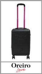 Valija de cabina carry on LAS OREIRO de ABS , rígida. Cuenta con 4 ruedas 360º que le permite moverse en todas las direcciones sin problemas. Medida justa para llevar en el avión. Divisor organizador intermedio con red y elásticos. Carro reforzado y manija extensible. Candado incorporado, contiene portabotellas  Medidas: 20 pulgadas. Pack por unidad.