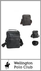 Morral de PU para hombre WPC, 100% PU contiene  Un bolsillo principal con un bolsillo interno con cierre, tres bolsillos frontales, un bolsillo posterior antirrobo, un asa de transporte y tira ajustable.
Medidas 24cm x 21cm x 6cm 
Pack por unidad 
Colores igual a la imagen