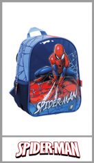 Mochila infantil Spiderman estampa cristal 24cm x 31cm x 11cm