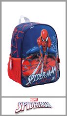 Mochila infantil Spiderman estampa cristal 24cm x 31cm x 11cm