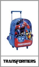 Mochila infantil Transformers con con carro  22cm x 32cm x 12 cm
